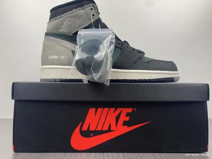 1st Kicks Black High Retro DB2889-001 Grey 1 Jordan Element Particle Gore-Tex 0602